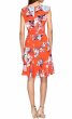 画像2: 【Kathie Lee Gifford着用】Tahari by ASL   Textured Crepe Floral Tie Side A-Line Dress (2)