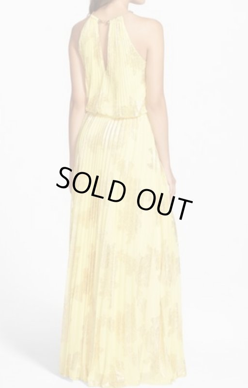 画像2: ドラマ【リベンジ使用】Xscape　　　Foiled Blouson Gown イエロー (2)