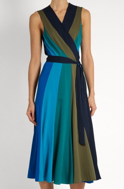 画像1: 再販売！【松本まりかさんに提供、ブレイクライブリー、ミシェルオバマ夫人愛用】Diane von Furstenberg　ダイアンフォンファステンバーグ  Penelope dress　  (1)