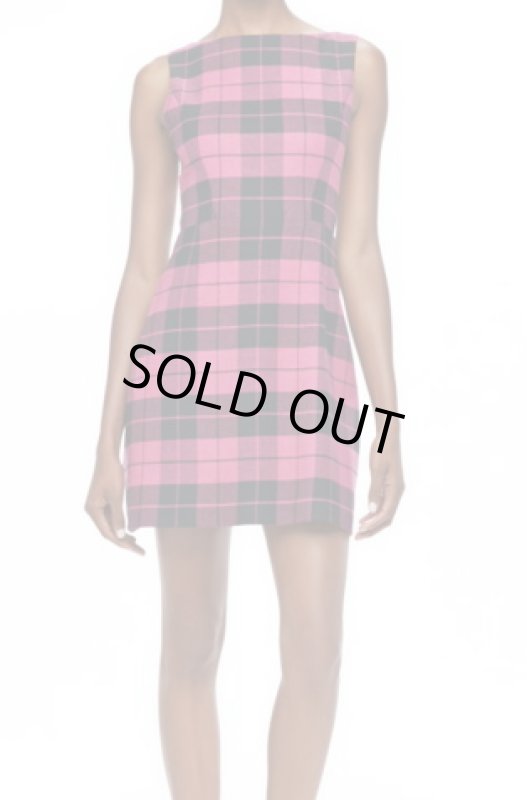 画像1: Alice & Olivia アリスアンドオリビア　Jolie Plaid Wool Blend Dress (1)