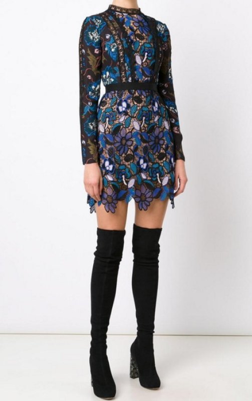 画像1: 【プリティリトルライヤーズ使用】Self Portrait　セルフポートレイト　Maxine Dress (1)