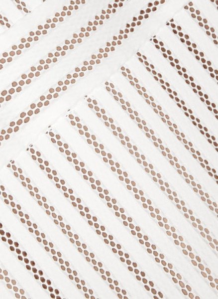 画像4: 【エリンアンドリュース愛用】Self Portrait セルフポートレイト Striped honeycomb-mesh midi dress (4)