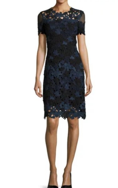 画像1: Elie Tahari エリータハリ　Ophelia floral lace dress (1)