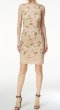 画像1: 【Robin Roberts着用】Calvin Klein カルバンクライン 　Embroidered Lace Sheath Dress (1)