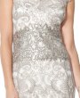 画像3: Tadashi Shoji  タダシショージ　CONTRAST WAIST V-NECK SHEATH DRESS (3)