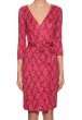 画像1: 即発！Diane von Furstenberg　ダイアンフォンファステンバーグ　New Julian Two wrap dress　Shalamar Trellis Pink  51301 (1)