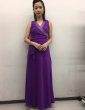 画像4: 再販売【バチェラー・ジャパンに衣装提供】Belle By Badgley Mischka      CREPE SLEEVELESS EMBELLISHED GOWN  (4)