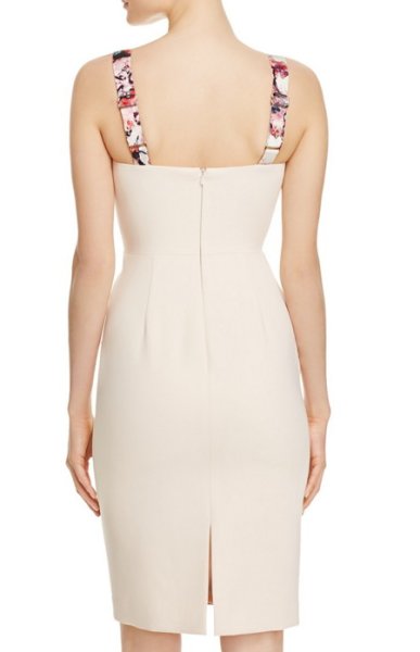画像3: 【ドラマ使用】Black Halo  Sadie Panel Sheath Dress Buttercream (3)