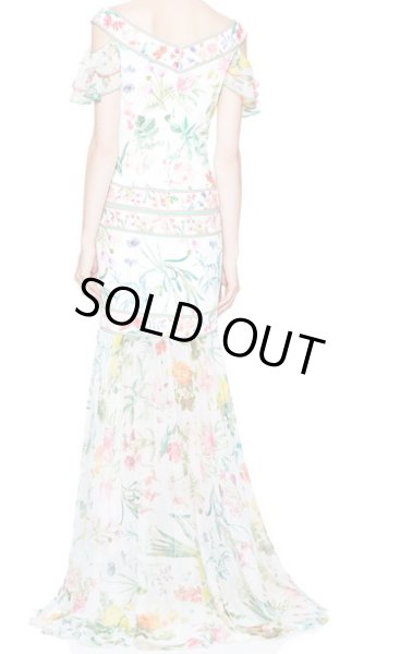 画像2: セール【デヴィ夫人、アンミカさんご着用】Tadashi Shoji タダシショージ  RENEE GOWN ホワイト (2)