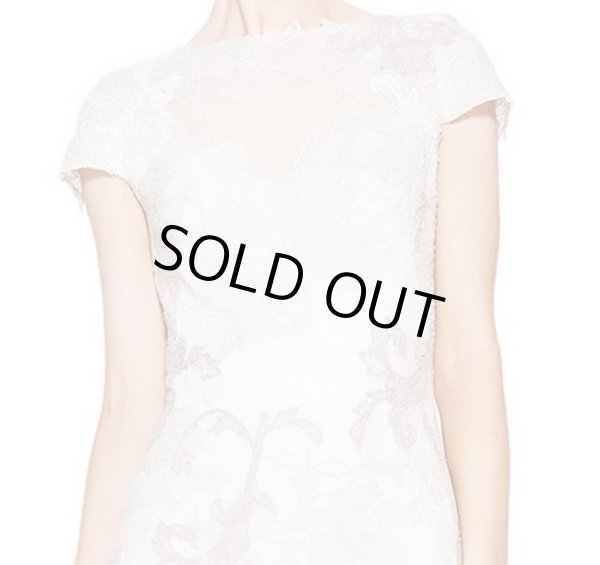 画像3: 再販売【ドラマ使用】Tadashi Shoji タダシショージ Tonal Lace Dress ラテ (3)