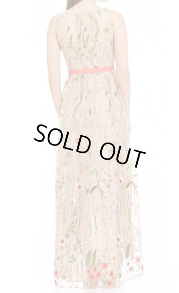 画像2: 【ドラマ使用】Adrianna Papell アドリアナパペル Embroidered Tulle High-Low Gown (2)