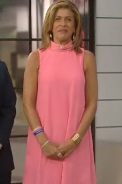 画像6: 【ドラマ使用】Vince Camuto    Mock Neck Chiffon Trapeze Dress (6)