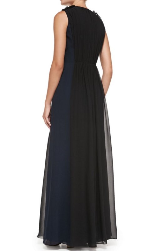 画像3: Tory Burch トリーバーチ　Meryl Pleated Silk Gown (3)