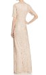 画像2: Adrianna Papell アドリアナパペル　Illusion-Sleeve Embellished Lace Gown (2)