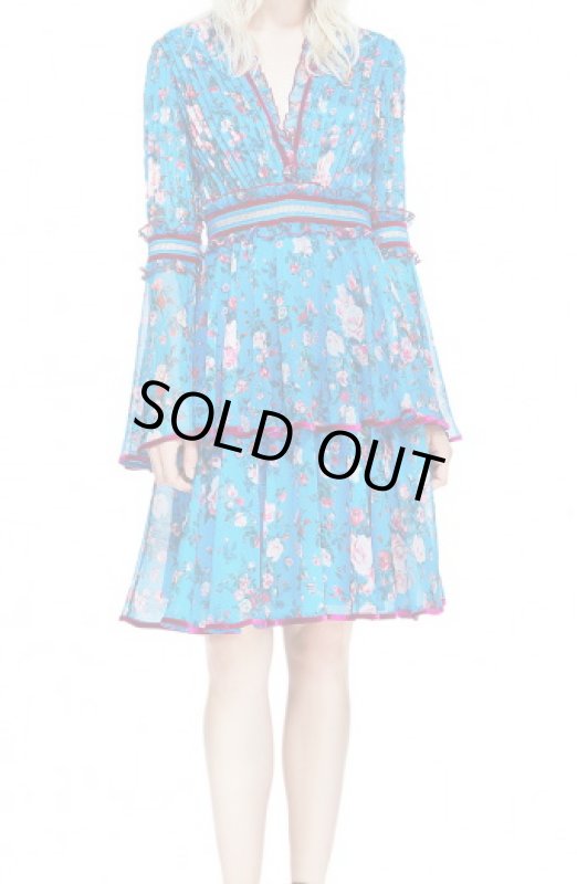 画像1: 再販売！Tadashi Shoji  タダシショージ　Easton Dress　ブルー系 (1)