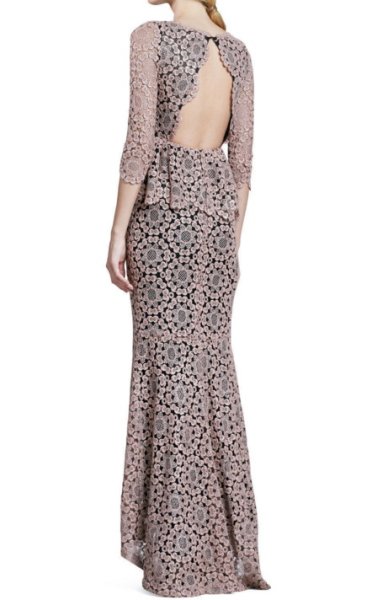 画像2: Alice & Olivia アリスアンドオリビア REGINA レースペプラムドレス (2)