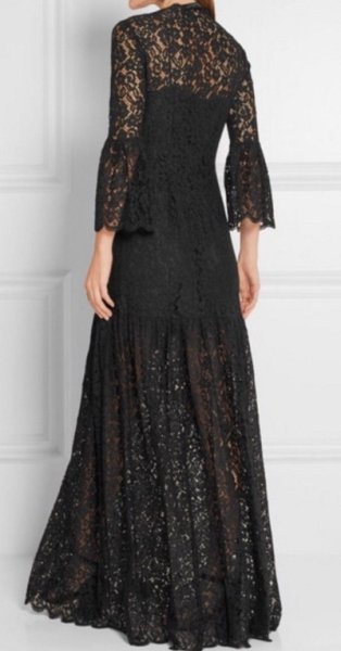 画像2: Rachel Zoe レイチェルゾー  Andoni レースマキシドレス (2)