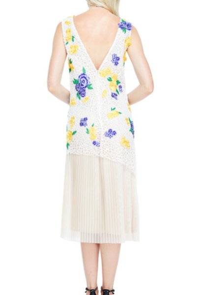 画像3: Tadashi Shoji タダシショージ ODELIA TEA-LENGTH DRESS (3)
