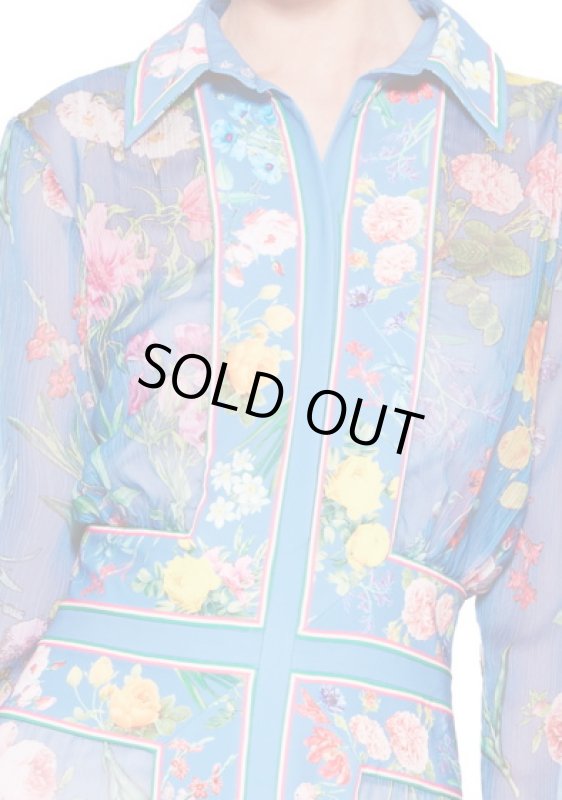 画像3: 【Jiang Xin愛用】Tadashi Shoji タダシショージ　YVETTE GOWN ブルー (3)