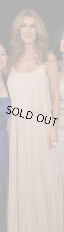 画像3: 再販売！【サラジェシカパーカー、セリーヌディオン愛用】Halston Heritage　プリーツロングドレス (3)