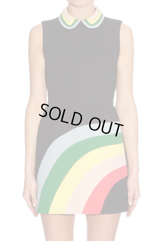 画像1: 【アマンダセイフライド愛用】RED Valentino レッドヴァレンティノ　レインボーパネルドレス (1)
