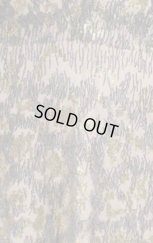 画像4: 【ドラマ使用】Tadashi Shoji タダシショージ  スパンコールホルタードレス (4)