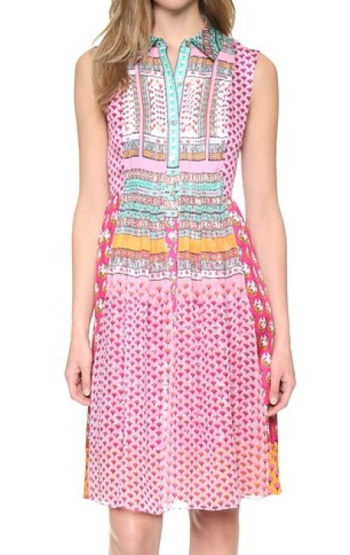 画像1: Diane von Furstenberg　ダイアンフォンファステンバーグ　Nieves Printed Silk ドレス　Zen Scarf Multi  (1)