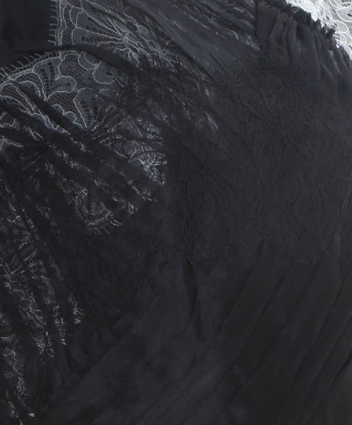画像2: 3.1 Phillip Lim  Pleats Lace Inserts Gathered Bodice Gown (2)