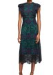 画像1: 再販売【斉藤由貴さん着用、ヴァンサンカン掲載】Tadashi Shoji タダシショージ   Lacroix Tea-Length Dress (1)