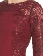 画像3: Tadashi Shoji  タダシショージ　Sequin Embellished Crepe Gown　 レッド系 (3)