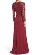 画像2: Tadashi Shoji  タダシショージ　Sequin Embellished Crepe Gown　 レッド系 (2)