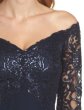 画像4: Tadashi Shoji  タダシショージ　Sequin Crepe Evening Gown　ネイビー (4)