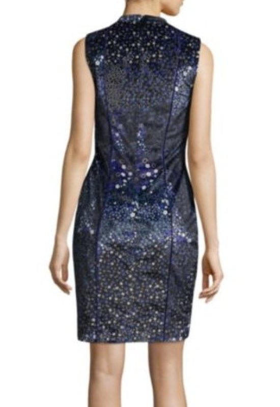 画像3: 【Amy Robach 着用】Elie Tahari エリータハリ　Arabella Sleeveless Piped Sheath Dress (3)