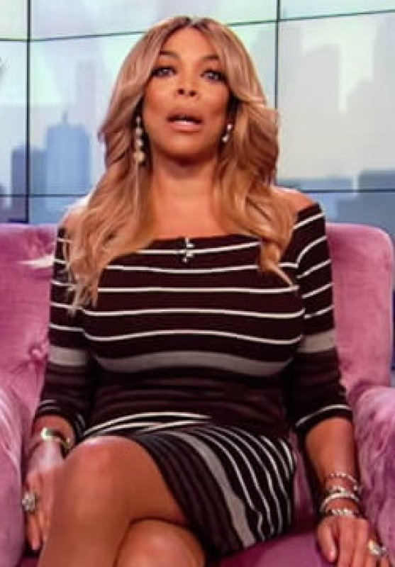 画像5: 【Wendy Williams着用】Eliza J 　オフショルダーストライプドレス (5)