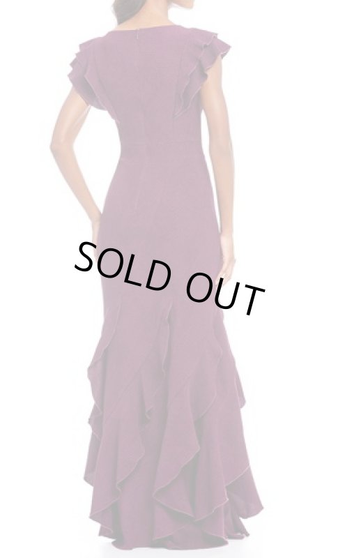画像3: 【綺咲愛里さん、大林素子さん、美馬寛子さんに提供】Tadashi Shoji  タダシショージ　ラッフルマーメイド gown (3)