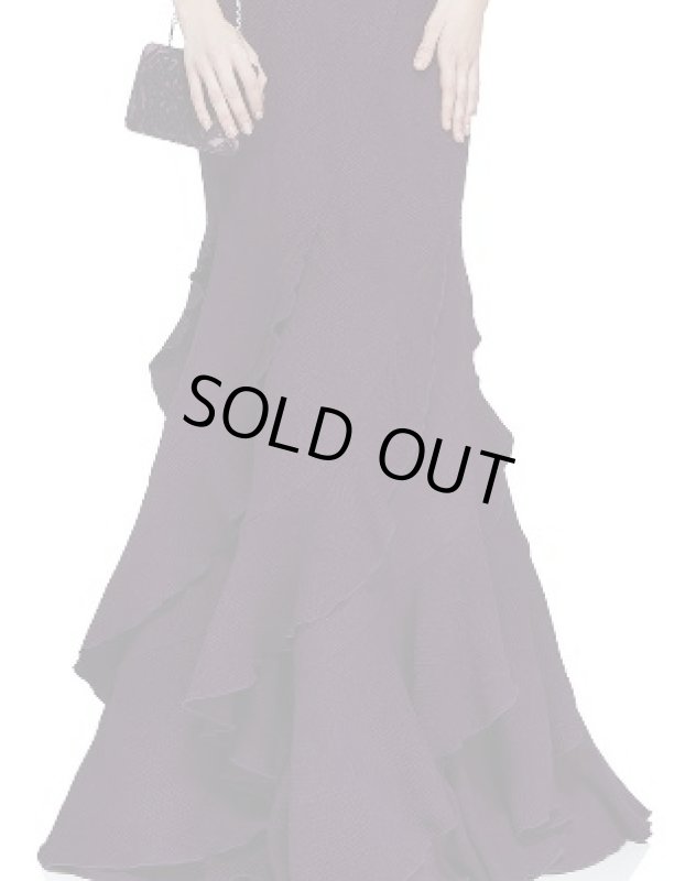 画像4: 【綺咲愛里さん、大林素子さん、美馬寛子さんに提供】Tadashi Shoji  タダシショージ　ラッフルマーメイド gown (4)