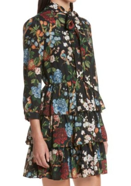 画像4: 【Adrienne Houghton着用】Alice + Olivia アリスアンドオリビア Breann Dress  (4)