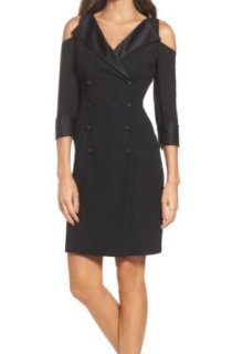 【Adrianna Papell】タキシード ロングドレス 限定販売！Adrianna Papell アドリアナパペル タキシードロング