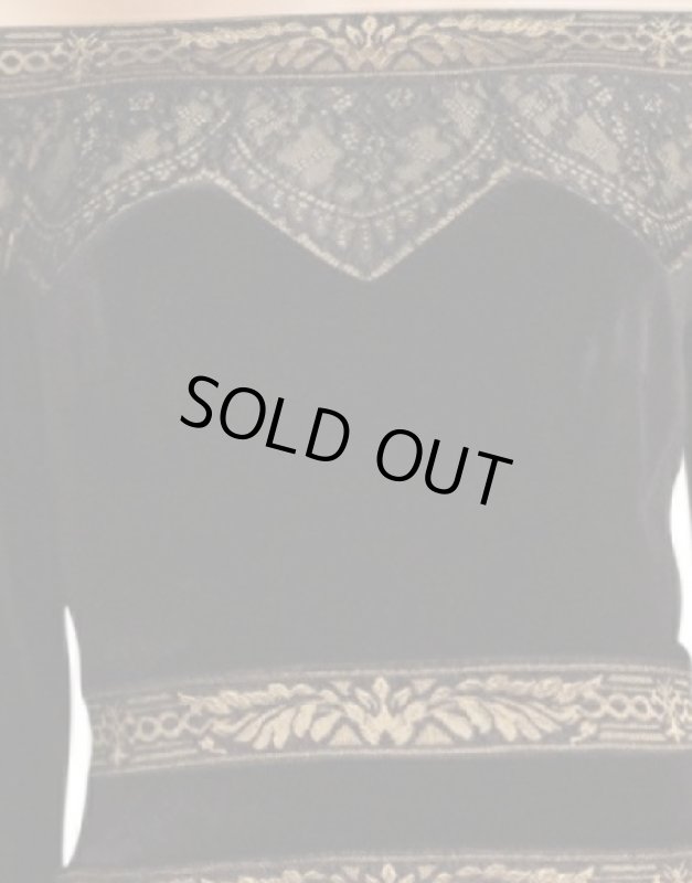 画像2: Tadashi Shoji タダシショージ   ベルベットオフショルダーカクテルドレス ブラック (2)