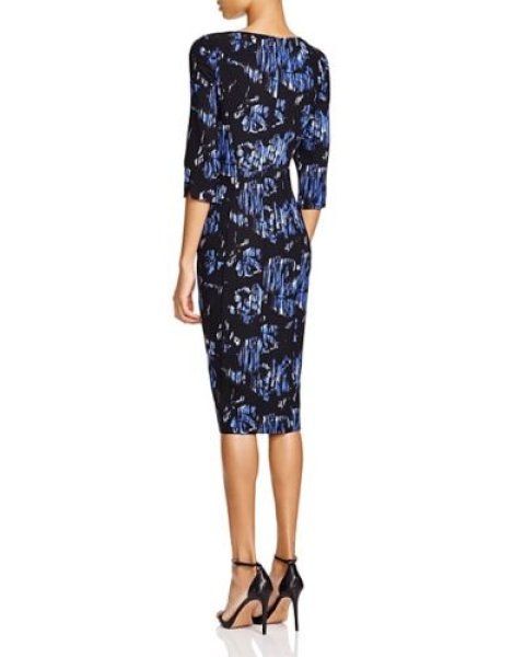 画像2: ドラマ【スキャンダル使用】Black Halo    Marissa Floral Sheath Dress マルチ (2)