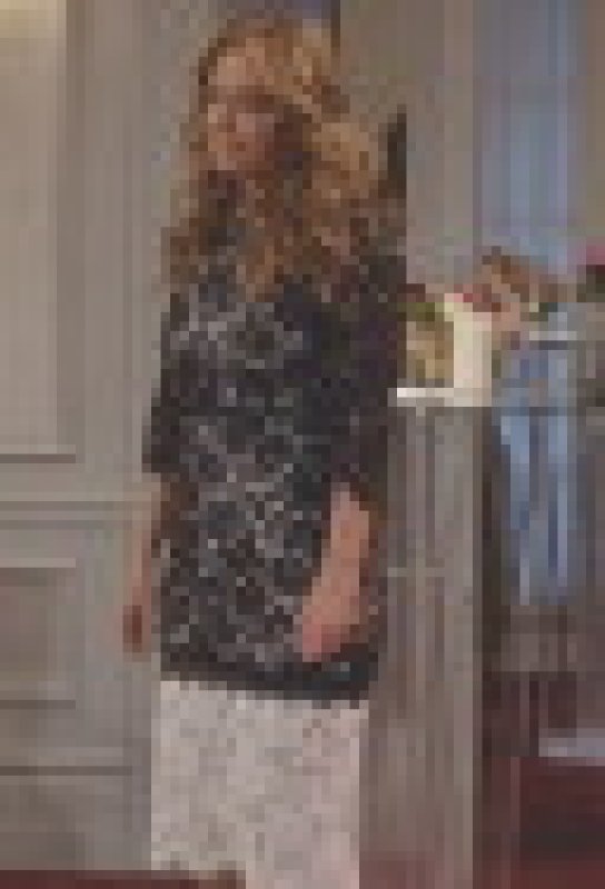 画像6: 【ドラマ使用、Amy Robach着用】Alexis アレクシス　Whitney Lace Colorblock Dress (6)