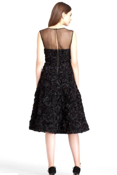 画像2: Tracy Reese トレイシーリース  Abloom Silk Frock Dress (2)