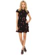 画像1: 【セレブ多数愛用】KATE SPADE New York   ケイトスペード　falling florals ruffle dress (1)