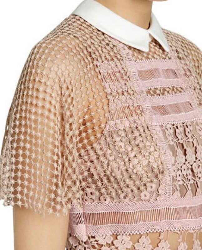 画像4: 【白石聖さんに衣装提供、ピッパミドルトンさんご愛用】Self Portrait　セルフポートレート　Floral-vine lace dress  20202 (4)