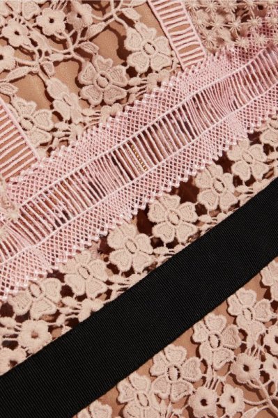 画像3: 【ドラマ使用、ニコールリッチー着用】Self Portrait セルフポートレート Floral-vine lace mini dress  (3)