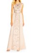 画像1: Adrianna Papell アドリアナパペル　Beaded Column Gown (1)