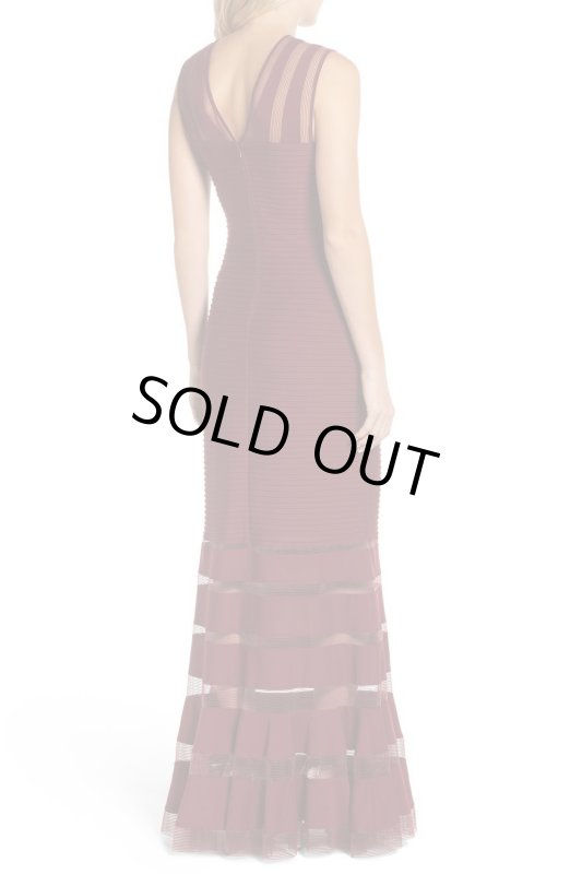 画像2: Tadashi Shoji タダシショージ   メッシュピンタックドレス　 (2)