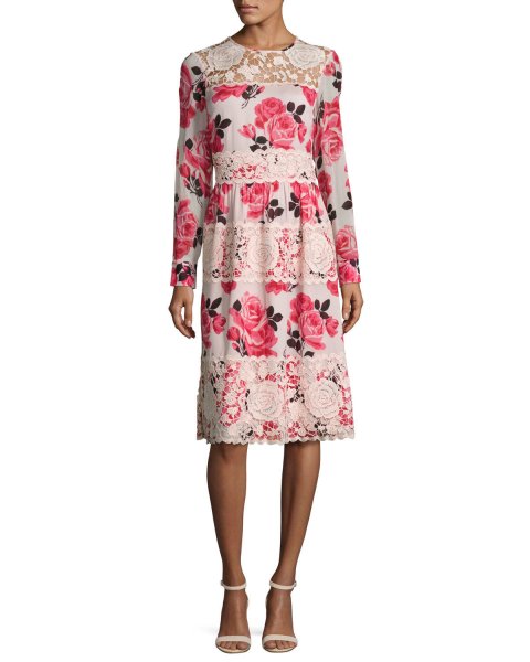 画像1: KATE SPADE New York   ケイトスペード　Rosa Lace Dress  31402 (1)