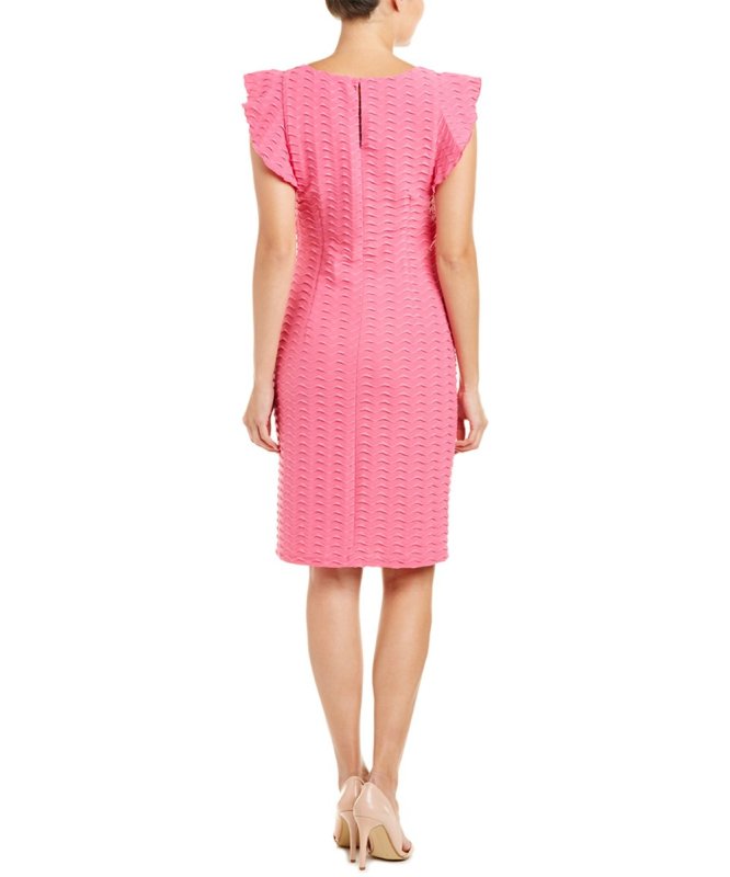 画像2: 【Kathie Lee Gifford愛用】Adrianna Papell アドリアナパペル　Wavy Ottoman Shift Dress (2)