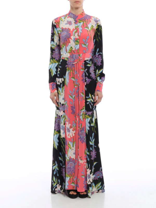 画像3: 【乃木坂46 西野七瀬さん着用】Diane von Furstenberg ダイアンフォンファステンバーグ　花柄コンボマキシシャツドレス (3)